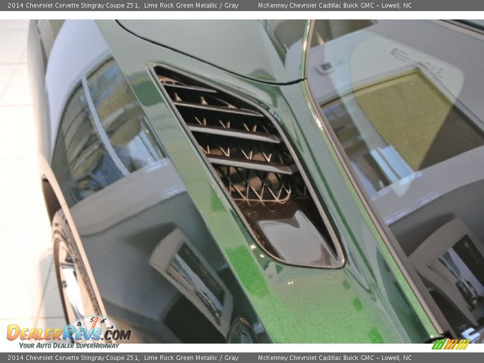 2014 Chevrolet Corvette Stingray Coupe Z51 Lime Rock Green Metallic / Gray Photo #8