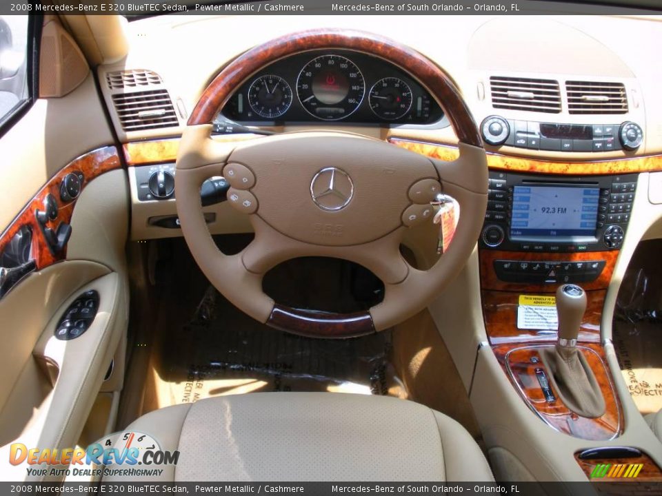 2008 Mercedes-Benz E 320 BlueTEC Sedan Pewter Metallic / Cashmere Photo #19
