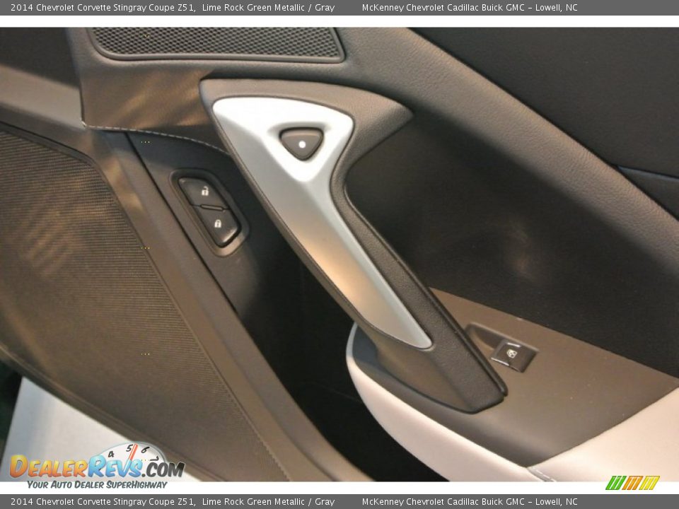 2014 Chevrolet Corvette Stingray Coupe Z51 Lime Rock Green Metallic / Gray Photo #13
