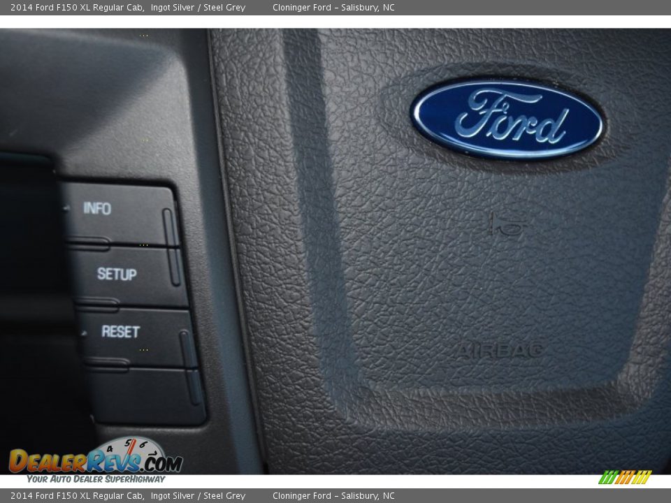 2014 Ford F150 XL Regular Cab Ingot Silver / Steel Grey Photo #11