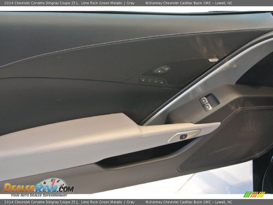 2014 Chevrolet Corvette Stingray Coupe Z51 Lime Rock Green Metallic / Gray Photo #16