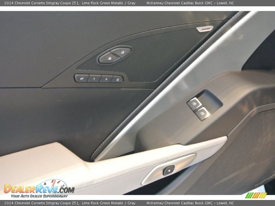 2014 Chevrolet Corvette Stingray Coupe Z51 Lime Rock Green Metallic / Gray Photo #17
