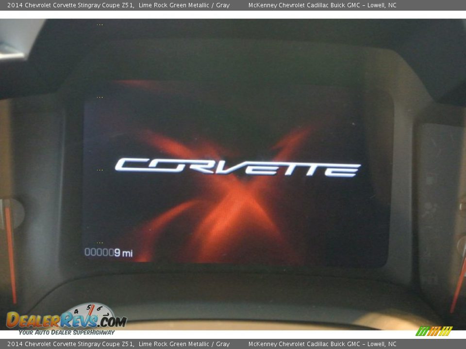 2014 Chevrolet Corvette Stingray Coupe Z51 Lime Rock Green Metallic / Gray Photo #19