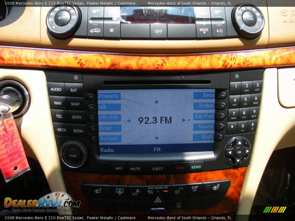 2008 Mercedes-Benz E 320 BlueTEC Sedan Pewter Metallic / Cashmere Photo #22