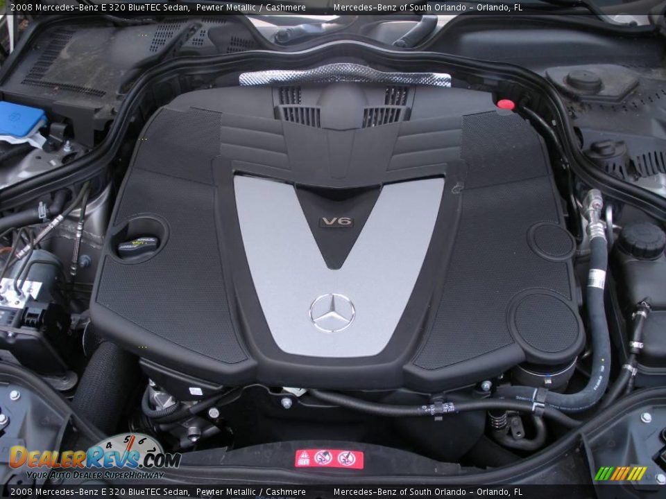 2008 Mercedes-Benz E 320 BlueTEC Sedan Pewter Metallic / Cashmere Photo #24