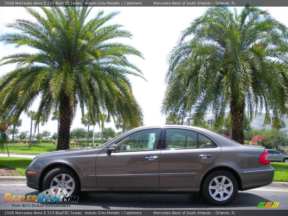 2008 Mercedes-Benz E 320 BlueTEC Sedan Indium Grey Metallic / Cashmere Photo #1