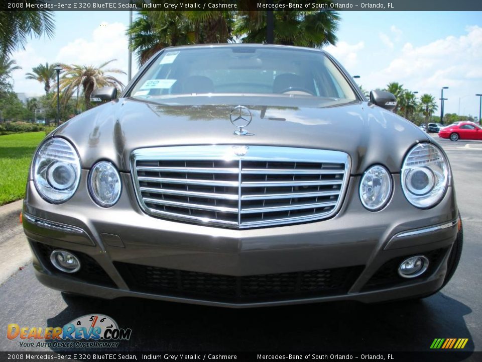 2008 Mercedes-Benz E 320 BlueTEC Sedan Indium Grey Metallic / Cashmere Photo #3