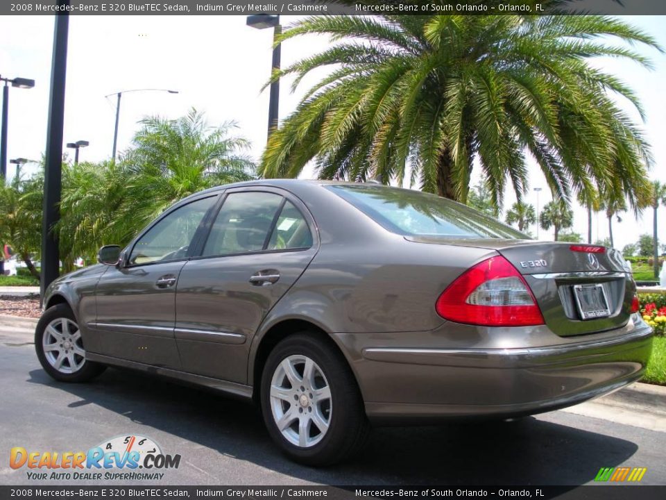 2008 Mercedes-Benz E 320 BlueTEC Sedan Indium Grey Metallic / Cashmere Photo #8