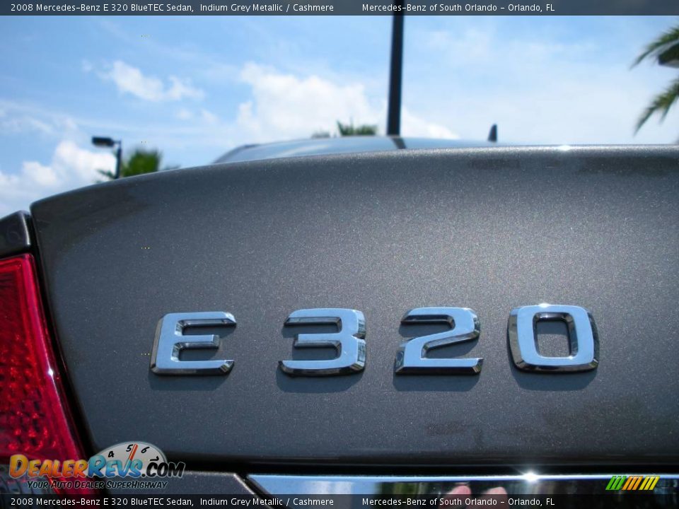 2008 Mercedes-Benz E 320 BlueTEC Sedan Indium Grey Metallic / Cashmere Photo #9