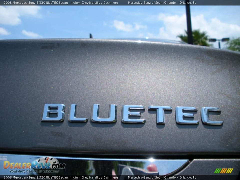 2008 Mercedes-Benz E 320 BlueTEC Sedan Indium Grey Metallic / Cashmere Photo #10