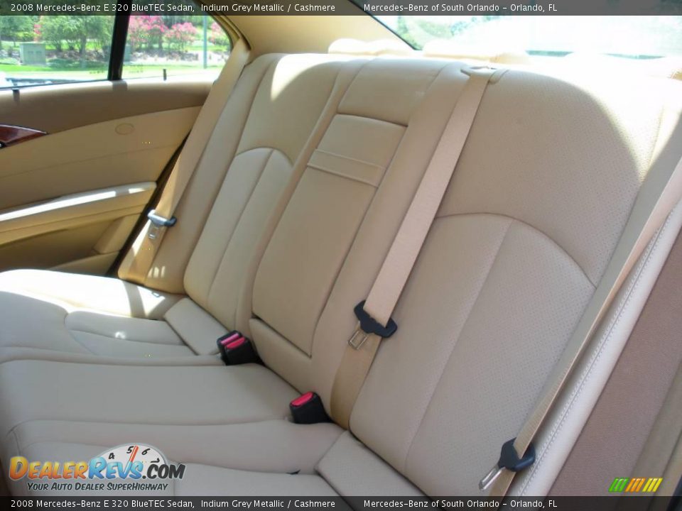 2008 Mercedes-Benz E 320 BlueTEC Sedan Indium Grey Metallic / Cashmere Photo #15