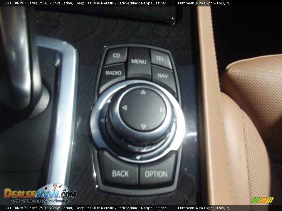 2011 BMW 7 Series 750Li xDrive Sedan Deep Sea Blue Metallic / Saddle/Black Nappa Leather Photo #21