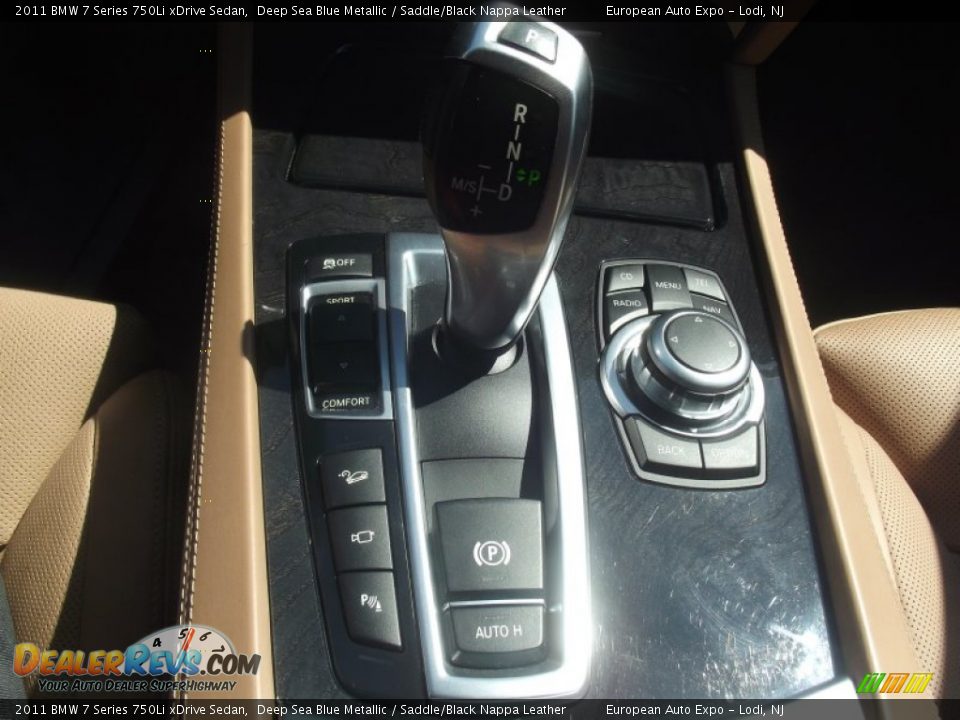 2011 BMW 7 Series 750Li xDrive Sedan Deep Sea Blue Metallic / Saddle/Black Nappa Leather Photo #22