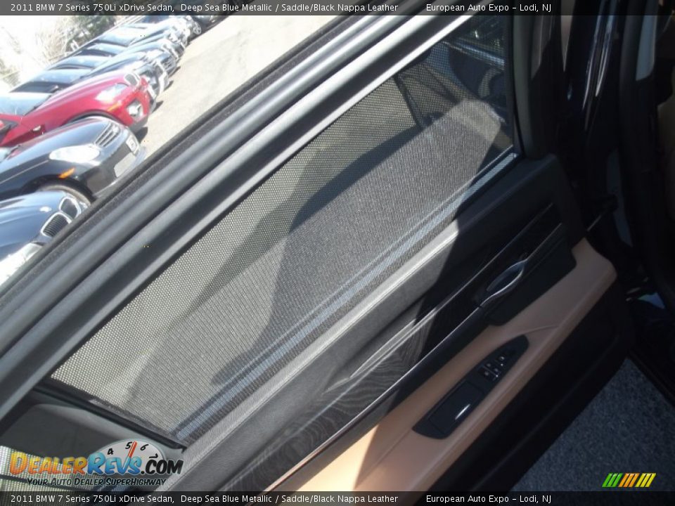 2011 BMW 7 Series 750Li xDrive Sedan Deep Sea Blue Metallic / Saddle/Black Nappa Leather Photo #29