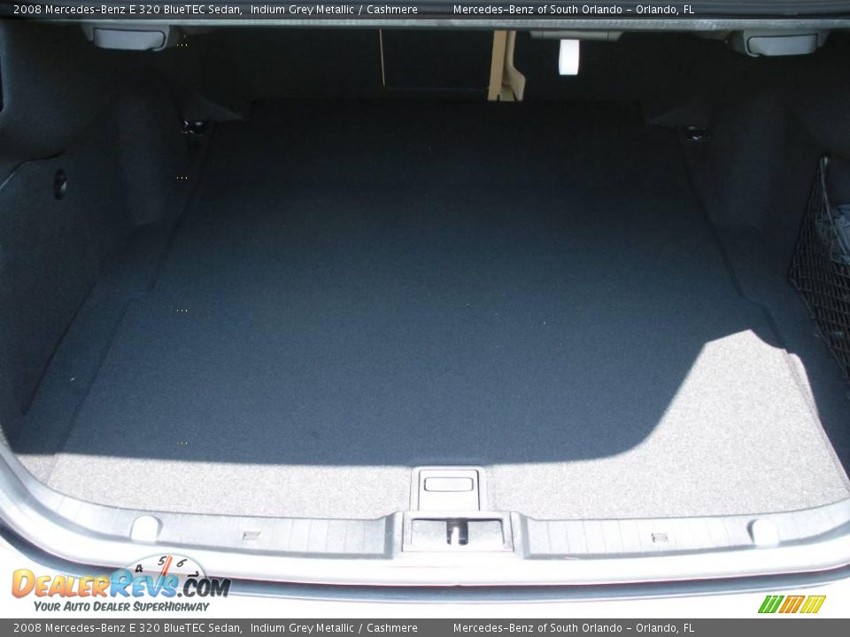 2008 Mercedes-Benz E 320 BlueTEC Sedan Indium Grey Metallic / Cashmere Photo #23