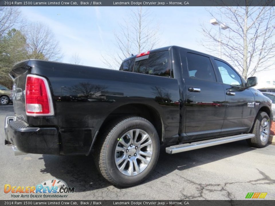 Black 2014 Ram 1500 Laramie Limited Crew Cab Photo #3