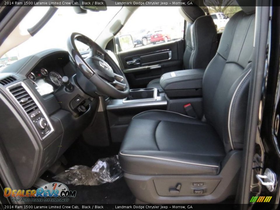 Front Seat of 2014 Ram 1500 Laramie Limited Crew Cab Photo #7