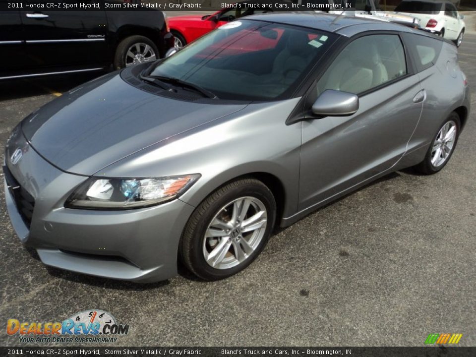 2011 Honda CR-Z Sport Hybrid Storm Silver Metallic / Gray Fabric Photo #1