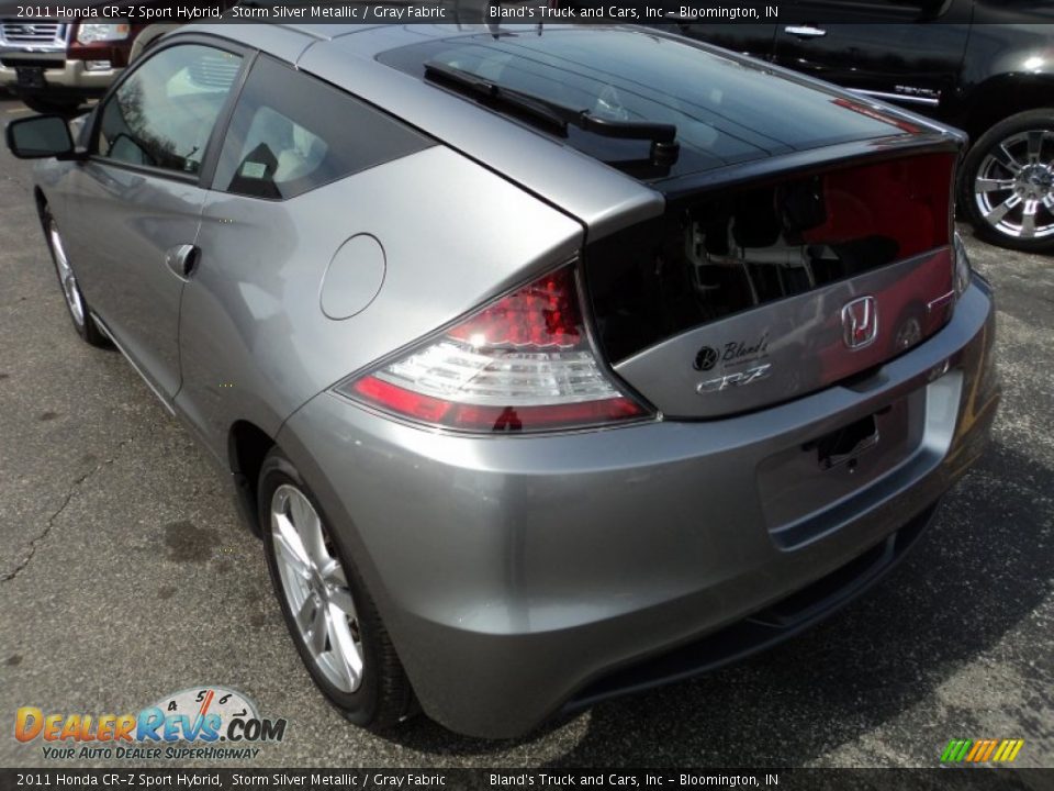 2011 Honda CR-Z Sport Hybrid Storm Silver Metallic / Gray Fabric Photo #2