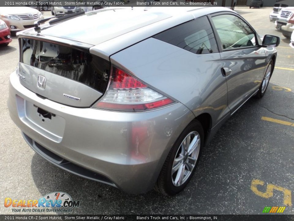 2011 Honda CR-Z Sport Hybrid Storm Silver Metallic / Gray Fabric Photo #3