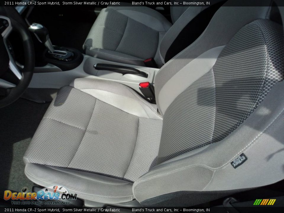 2011 Honda CR-Z Sport Hybrid Storm Silver Metallic / Gray Fabric Photo #4