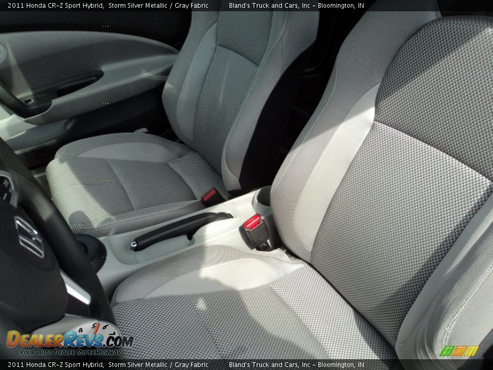 2011 Honda CR-Z Sport Hybrid Storm Silver Metallic / Gray Fabric Photo #5