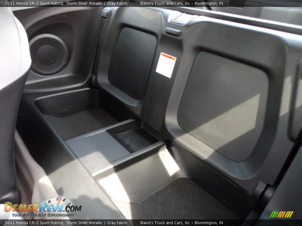2011 Honda CR-Z Sport Hybrid Storm Silver Metallic / Gray Fabric Photo #6