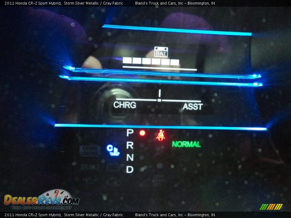 2011 Honda CR-Z Sport Hybrid Storm Silver Metallic / Gray Fabric Photo #11