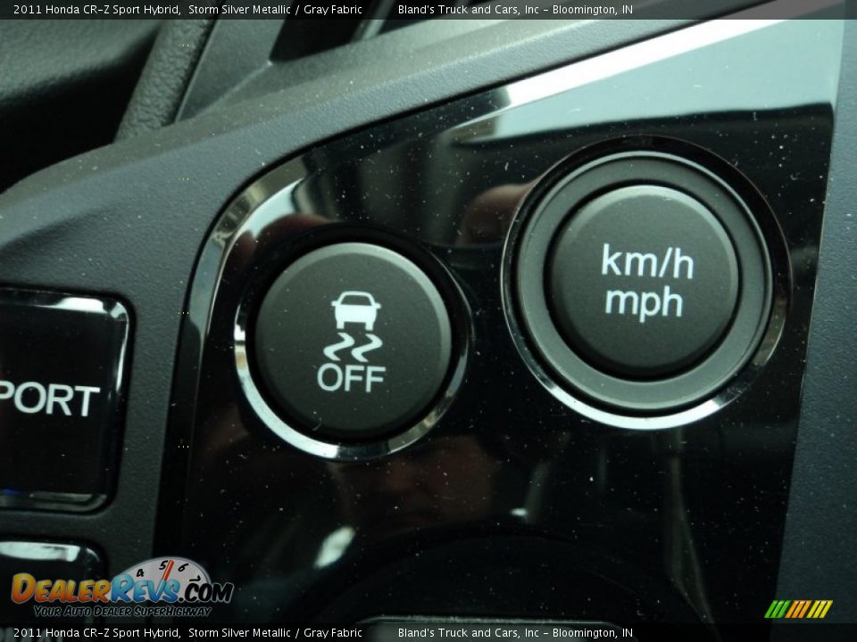 2011 Honda CR-Z Sport Hybrid Storm Silver Metallic / Gray Fabric Photo #13