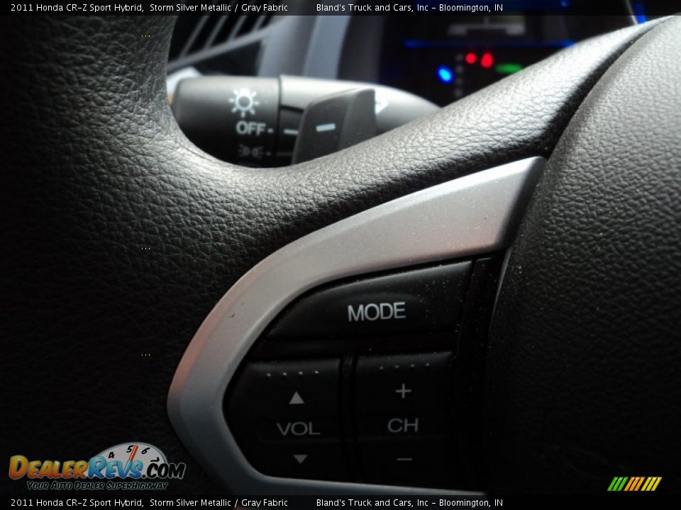 2011 Honda CR-Z Sport Hybrid Storm Silver Metallic / Gray Fabric Photo #14