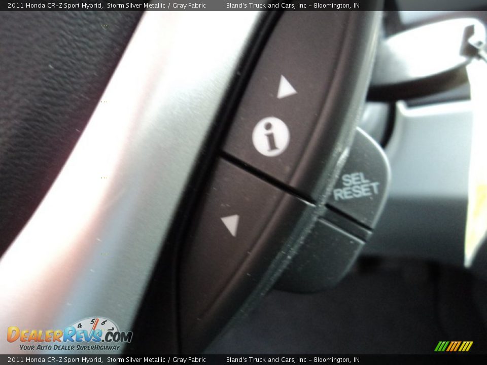 2011 Honda CR-Z Sport Hybrid Storm Silver Metallic / Gray Fabric Photo #16