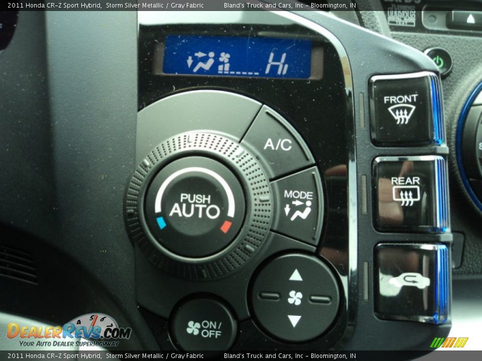 2011 Honda CR-Z Sport Hybrid Storm Silver Metallic / Gray Fabric Photo #17
