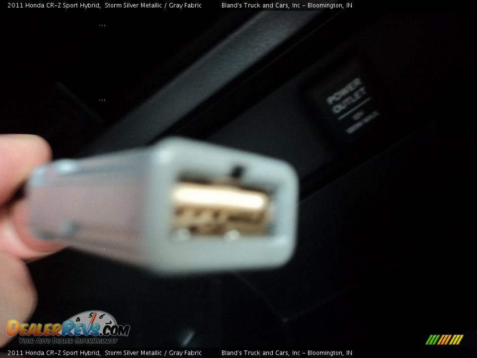2011 Honda CR-Z Sport Hybrid Storm Silver Metallic / Gray Fabric Photo #20