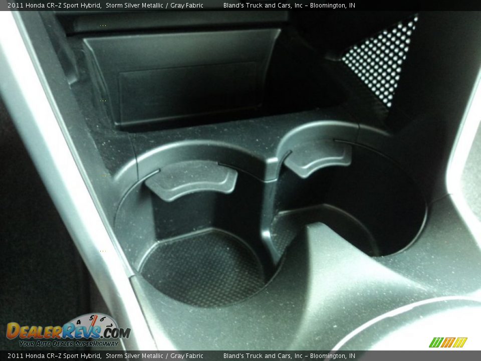 2011 Honda CR-Z Sport Hybrid Storm Silver Metallic / Gray Fabric Photo #21
