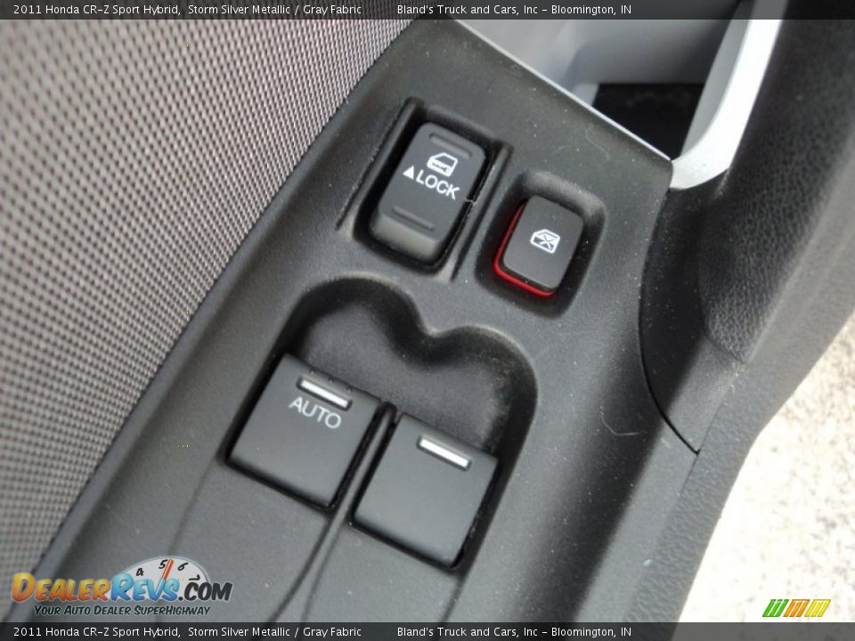 2011 Honda CR-Z Sport Hybrid Storm Silver Metallic / Gray Fabric Photo #23