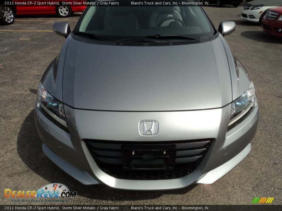 2011 Honda CR-Z Sport Hybrid Storm Silver Metallic / Gray Fabric Photo #24