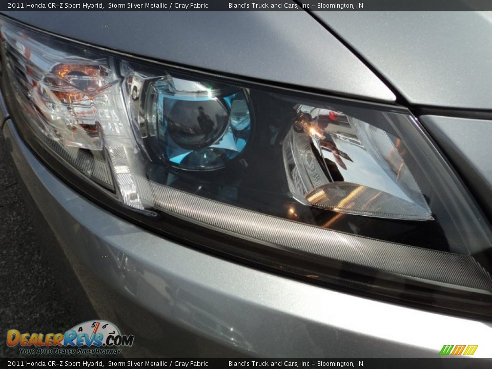 2011 Honda CR-Z Sport Hybrid Storm Silver Metallic / Gray Fabric Photo #25