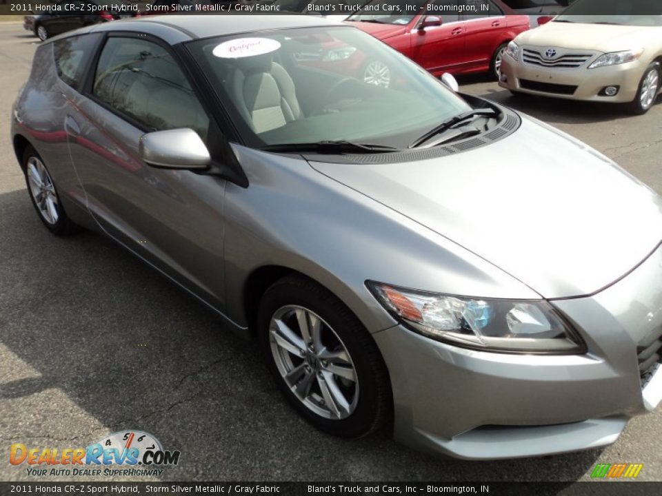 2011 Honda CR-Z Sport Hybrid Storm Silver Metallic / Gray Fabric Photo #26