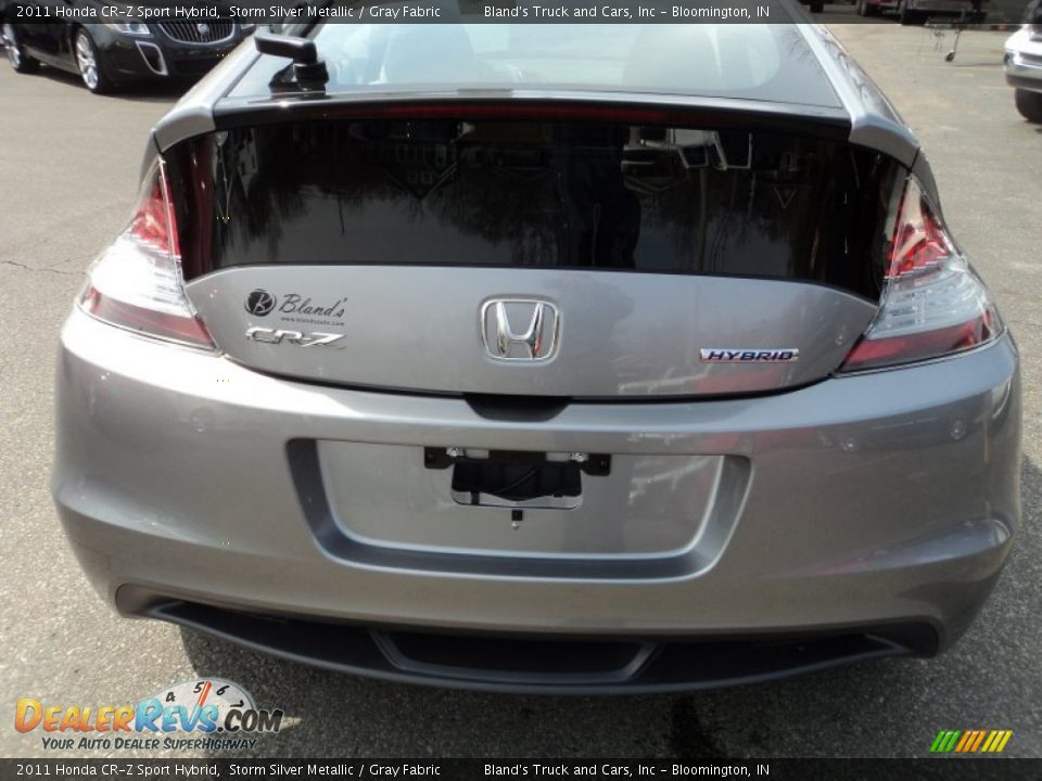 2011 Honda CR-Z Sport Hybrid Storm Silver Metallic / Gray Fabric Photo #27
