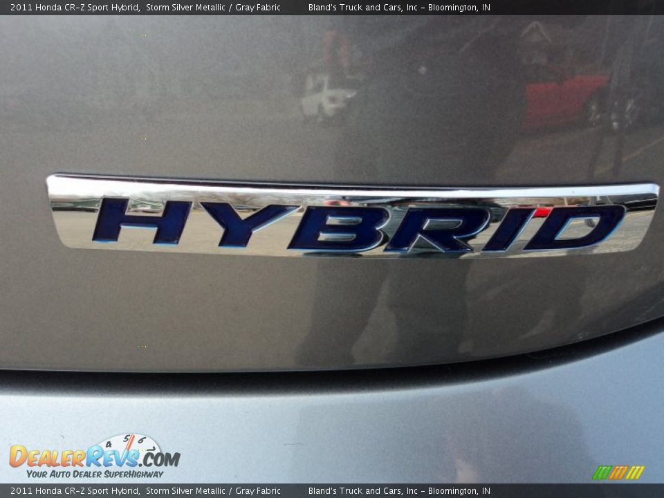 2011 Honda CR-Z Sport Hybrid Storm Silver Metallic / Gray Fabric Photo #28