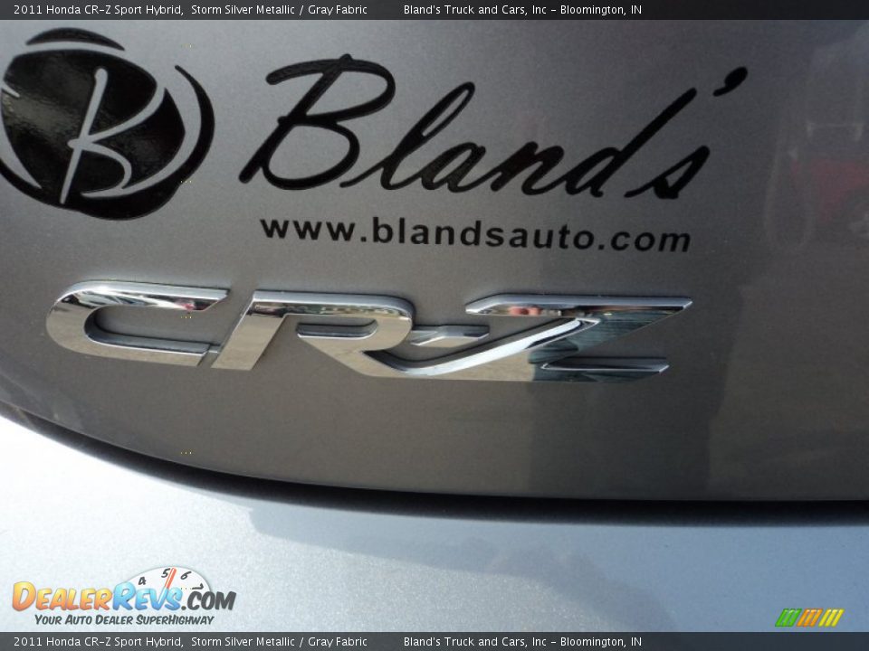 2011 Honda CR-Z Sport Hybrid Storm Silver Metallic / Gray Fabric Photo #29