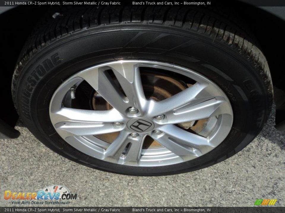 2011 Honda CR-Z Sport Hybrid Storm Silver Metallic / Gray Fabric Photo #30