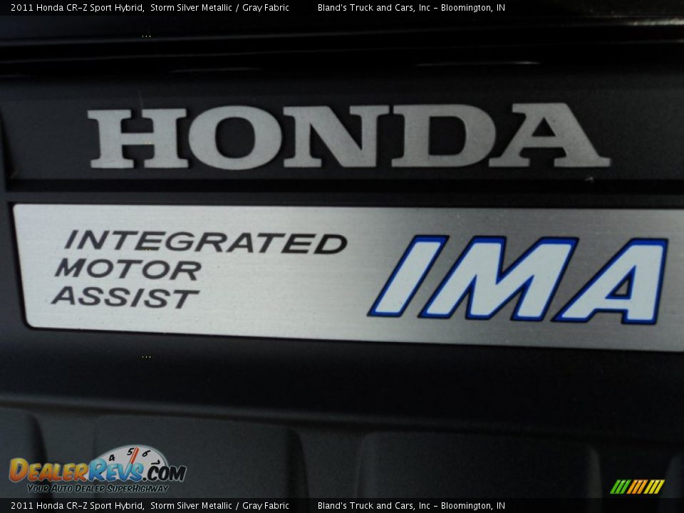 2011 Honda CR-Z Sport Hybrid Storm Silver Metallic / Gray Fabric Photo #31