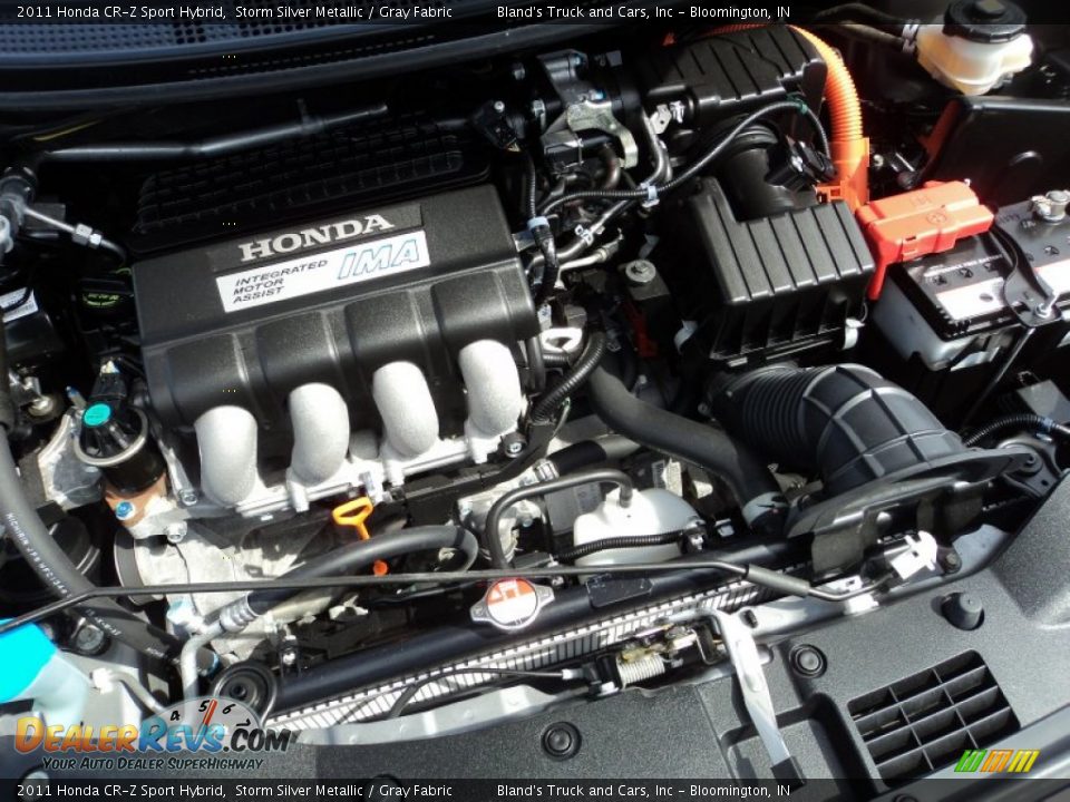 2011 Honda CR-Z Sport Hybrid Storm Silver Metallic / Gray Fabric Photo #32