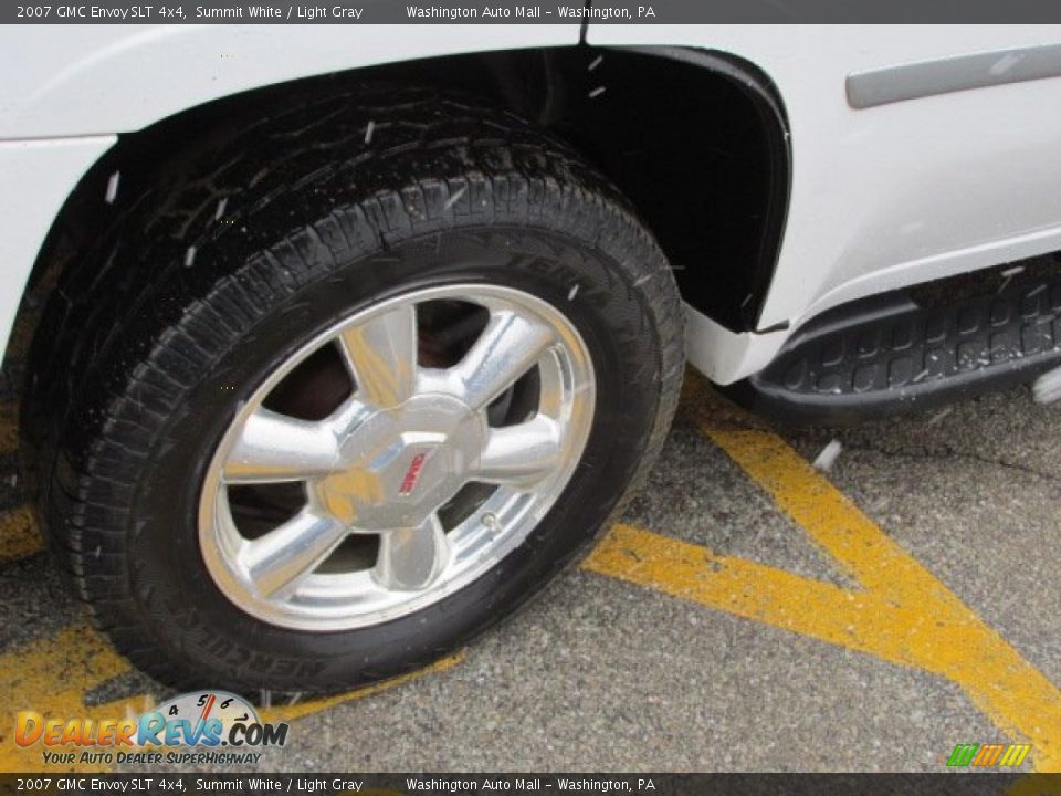 2007 GMC Envoy SLT 4x4 Summit White / Light Gray Photo #3