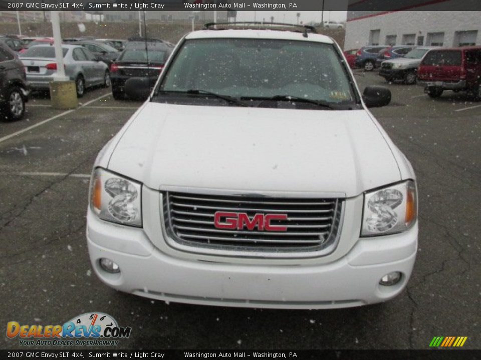 2007 GMC Envoy SLT 4x4 Summit White / Light Gray Photo #4