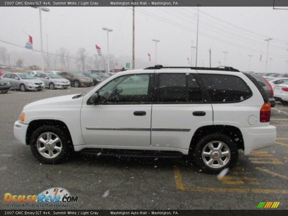 2007 GMC Envoy SLT 4x4 Summit White / Light Gray Photo #6