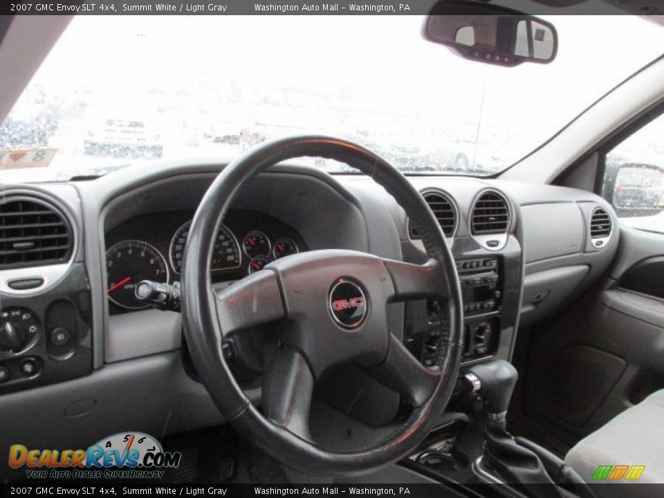2007 GMC Envoy SLT 4x4 Summit White / Light Gray Photo #10