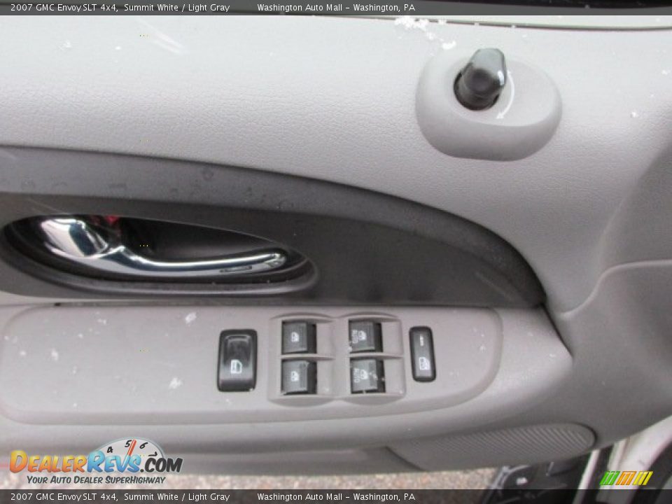 2007 GMC Envoy SLT 4x4 Summit White / Light Gray Photo #11