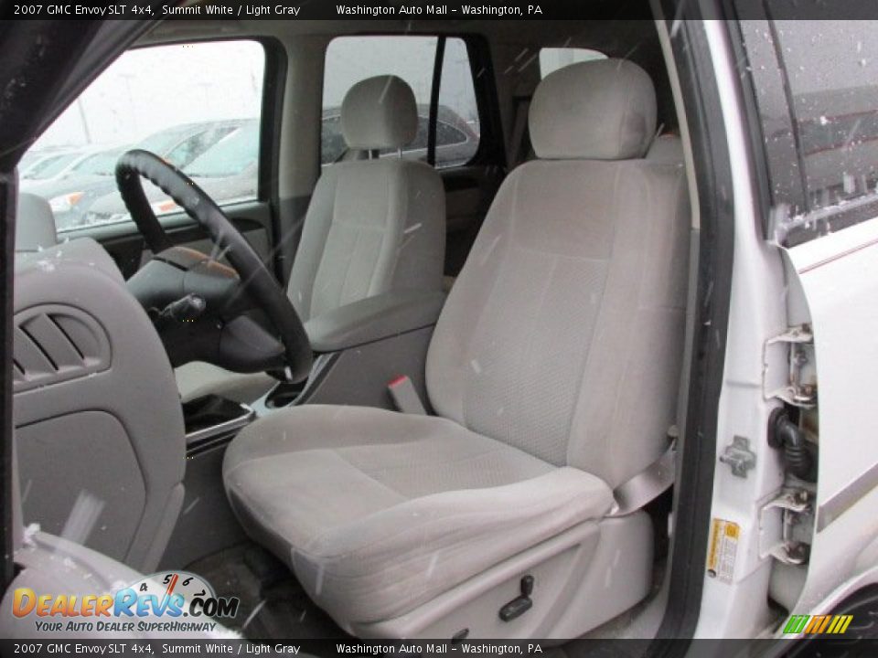2007 GMC Envoy SLT 4x4 Summit White / Light Gray Photo #12